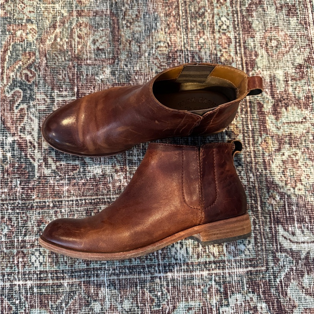 Kork-Ease Women's Brown Ankle Booties